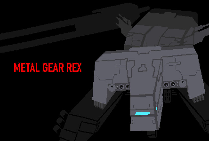 REX Fanart of Metal Gear Rex from the Metal Gear Solid series.